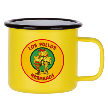 Los Pollos Hermanos, Metallic enamel MATT Yellow cup 360ml