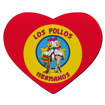 Los Pollos Hermanos, Mousepad καρδιά 23x20cm