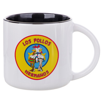 Los Pollos Hermanos, Κούπα κεραμική 400ml Λευκή/Μαύρη