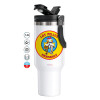 Mega Stainless steel Tumbler with lid, double wall 1,2L