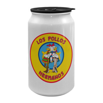 Los Pollos Hermanos, Κούπα ταξιδιού μεταλλική με καπάκι (tin-can) 500ml