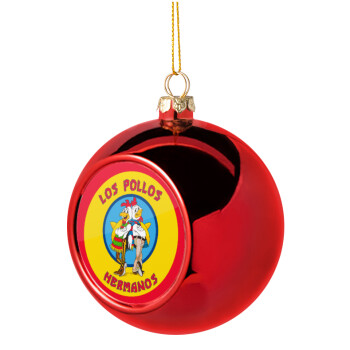 Los Pollos Hermanos, Christmas tree ball Red 8cm