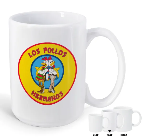 Los Pollos Hermanos — Mega mug, ceramic, 450ml