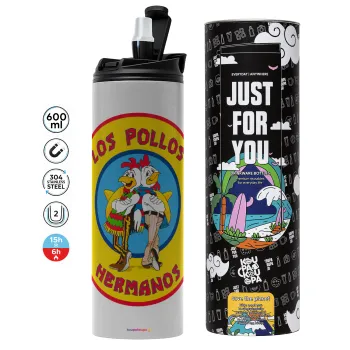Los Pollos Hermanos, Tumbler stainless steel GREY 600ml