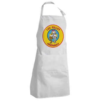 Los Pollos Hermanos, Adult Chef Apron (with sliders and 2 pockets)