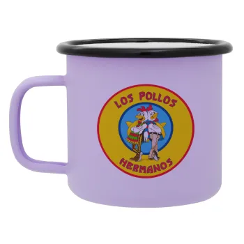 Los Pollos Hermanos, Κούπα Μεταλλική εμαγιέ ΜΑΤ Light Pastel Purple 360ml