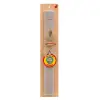 Easter Set, wooden keychain & scented Easter candle flat (30cm) (GRAY)