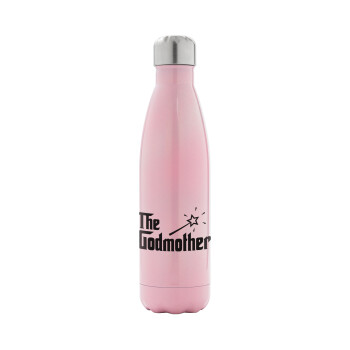 The Godmather, Metal mug thermos Pink Iridiscent (Stainless steel), double wall, 500ml