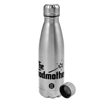The Godmather, Metallic water bottle, stainless steel, 750ml