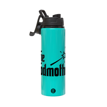 The Godmather, Metallic water bottle with safety lid, 850ml aluminum
