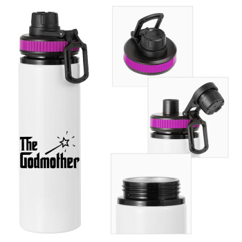 The Godmather, Metallic water bottle with safety lid, 850ml aluminum
