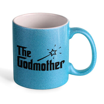 The Godmather, Κούπα Σιέλ Glitter που γυαλίζει, κεραμική, 330ml