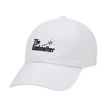 The Godmather, Καπέλο Baseball Λευκό (5-φύλλο, unisex)