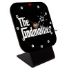 The Godmather, Επιτραπέζιο ρολόι ξύλινο με δείκτες (10cm)