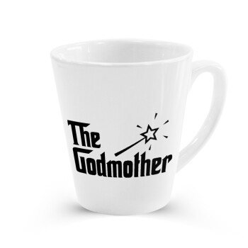 The Godmather, Κούπα κωνική Latte Λευκή, κεραμική, 300ml