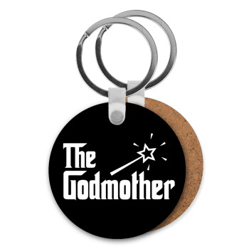 The Godmather, Μπρελόκ Ξύλινο στρογγυλό MDF Φ5cm