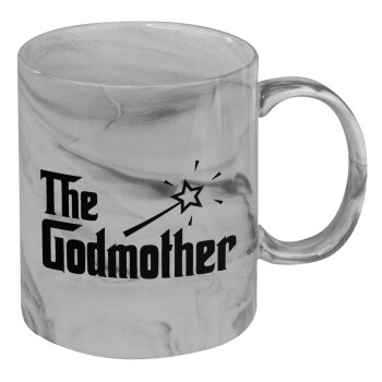 The Godmather, Mug ceramic marble style, 330ml