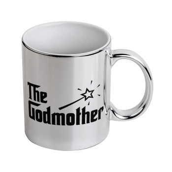 The Godmather, Mug ceramic, silver mirror, 330ml