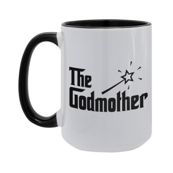 The Godmather, Κούπα Mega 15oz, κεραμική Μαύρη, 450ml