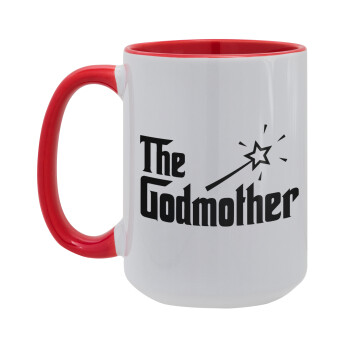 The Godmather, Κούπα Mega 15oz, κεραμική Κόκκινη, 450ml