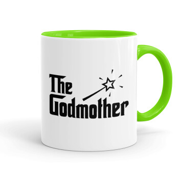 The Godmather, Mug colored light green, ceramic, 330ml