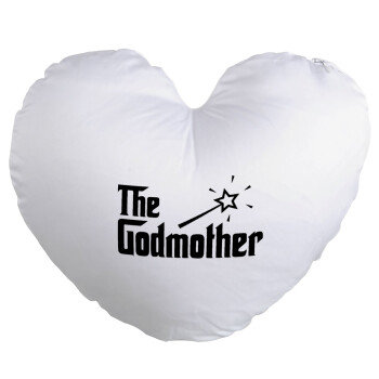 The Godmather, Μαξιλάρι καναπέ καρδιά 40x40cm περιέχεται το  γέμισμα