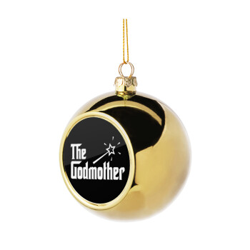 The Godmather, Χριστουγεννιάτικη μπάλα δένδρου Χρυσή 8cm