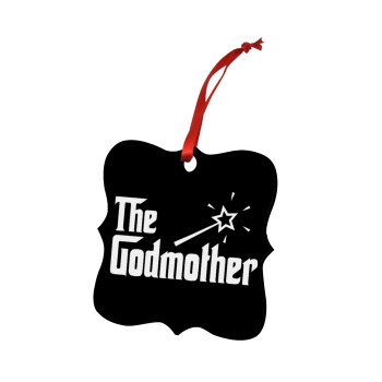 The Godmather, Στολίδι Χριστουγεννιάτικο στολίδι polygon ξύλινο 7.5cm