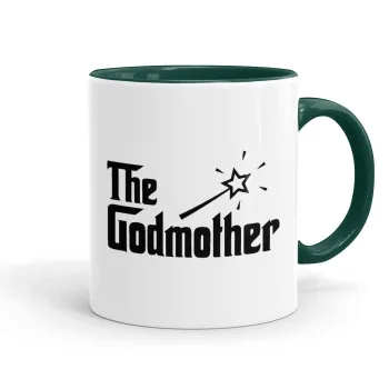The Godmather, Mug colored green, ceramic, 330ml