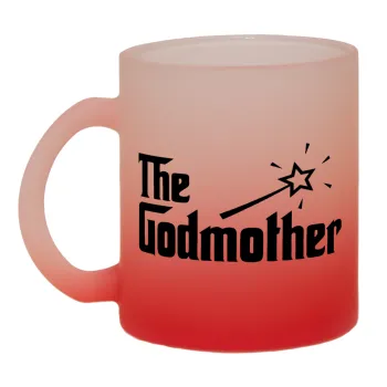 The Godmather, Κούπα γυάλινη δίχρωμη με βάση το κόκκινο ματ, 330ml