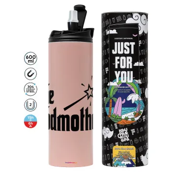 The Godmather, Tumbler stainless steel PINK 600ml