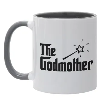 The Godmather, Κούπα χρωματιστή γκρι, κεραμική, 330ml