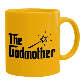 The Godmather, Κούπα, κεραμική κίτρινη, 330ml