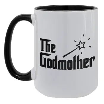 The Godmather, Κούπα Mega 15oz, κεραμική Μαύρη, 450ml