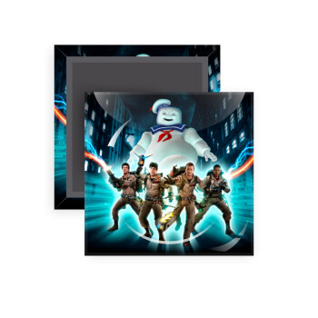Ghostbusters team, Μαγνητάκι ψυγείου τετράγωνο διάστασης 5x5cm