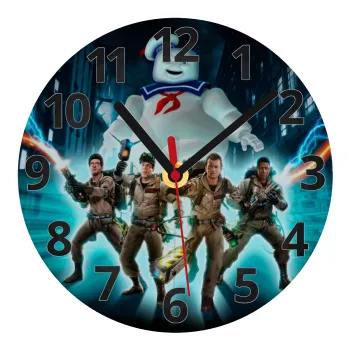 Ghostbusters team, Ρολόι τοίχου γυάλινο (20cm)