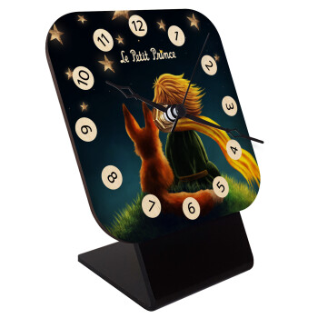 Little prince, Quartz Table clock in natural wood (10cm)