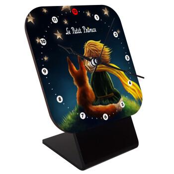 Ο μικρός πρίγκιπας, Επιτραπέζιο ρολόι ξύλινο με δείκτες (10cm)