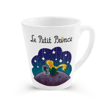 Little prince, Κούπα κωνική Latte Λευκή, κεραμική, 300ml