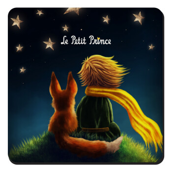 Ο μικρός πρίγκιπας, Τετράγωνο μαγνητάκι ξύλινο 9x9cm