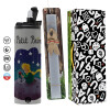Πασχαλινή Λαμπάδα με Travel Tumbler θερμό (600ml, BPA free) & κερί αρωματικό πλακέ (30cm) (ΓΚΡΙ)