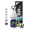 Soccer Metal mug thermos, double wall, 550ml