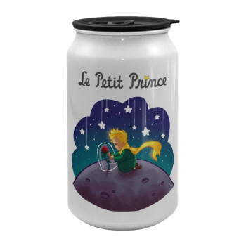 Little prince, Κούπα ταξιδιού μεταλλική με καπάκι (tin-can) 500ml