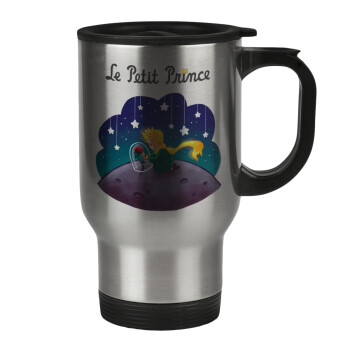 Little prince, Stainless steel travel mug with lid, double wall 450ml