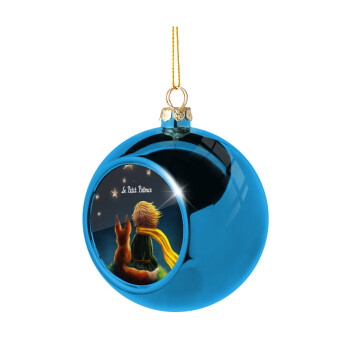 Ο μικρός πρίγκιπας, Χριστουγεννιάτικη μπάλα δένδρου Μπλε 8cm