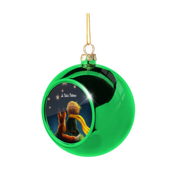 Ο μικρός πρίγκιπας, Χριστουγεννιάτικη μπάλα δένδρου Πράσινη 8cm