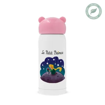 Little prince, Pink stainless steel thermal flask, 320ml