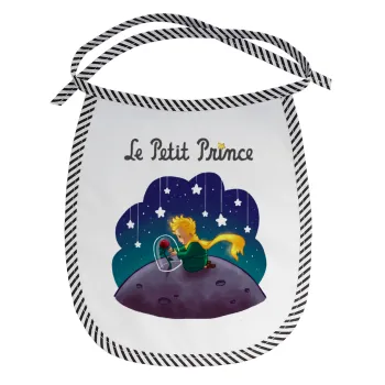 Ο μικρός πρίγκιπας, Σαλιάρα μωρού αλέκιαστη με κορδόνι Μαύρη