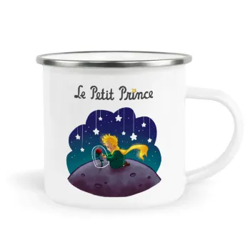 Little prince, Metallic enamel cup white 360ml