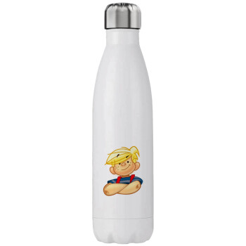 Ντένις ο τρομερός, Μεταλλικό παγούρι θερμός (Stainless steel), διπλού τοιχώματος, 750ml